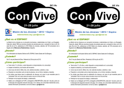 &iquest;Qu&eacute; es el ESPINO? &iquest;D&oacute;nde? &iquest;Cu&aacute;ndo? &iquest;C&oacute;mo - Cesplam