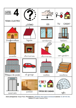 TEMA CUATRO &iquest;C&Oacute;MO ES TU CASA?