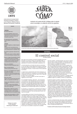 saber c&oacute;mo 16 corregido.indd - Instituto Nacional de Tecnolog&iacute;a