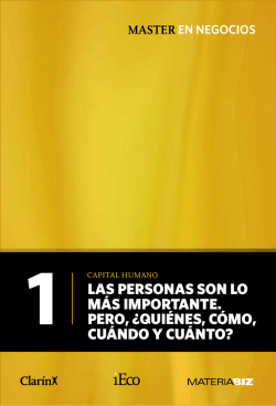 LAS perSonAS Son Lo m&aacute;S importAnte. pero, &iquest;qui&eacute;neS, c&oacute;mo