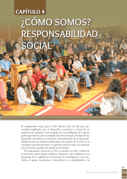 &iquest;C&Oacute;MO SOMOS? RESPONSABILIDAD SOCIAL - Universidade de