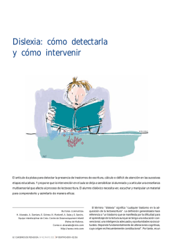 Dislexia: c&oacute;mo detectarla y c&oacute;mo intervenir - Integratek