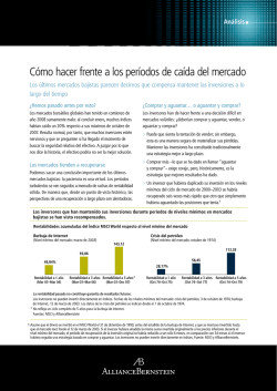 C&oacute;mo hacer frente a los per&iacute;odos de ca&iacute;da del - Investors Trust