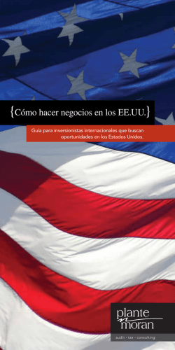 {C&oacute;mo hacer negocios en los EE.UU.} - Plante Moran