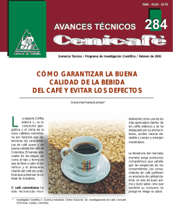 C&Oacute;MO GARANTIZAR LA BUENA CALIDAD DE LA - Cenicaf&eacute;