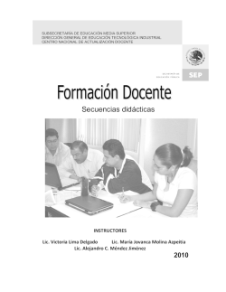 Formaci&oacute;n Docente - CNAD