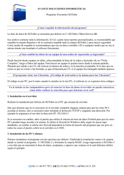 &iquest;C&oacute;mo respaldo la informaci&oacute;n del programa - avance