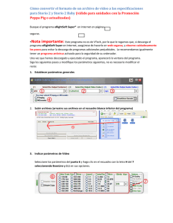 C&oacute;mo convertir el formato de un archivo de v&iacute;deo a las - Vtech