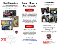 C&oacute;mo Llegar a StartSmart: StartSmart es - Coastal Enterprises, Inc.