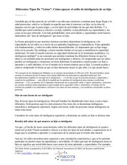 Diferentes Tipos De Listos&rdquo;: C&oacute;mo apoyar el - Child Care Aware