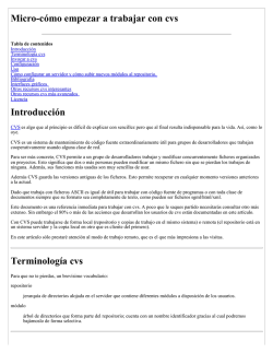 Micro-c&oacute;mo empezar a trabajar con cvs - Redes-Linux.com
