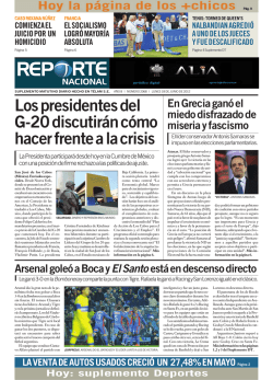 Los presidentes del G-20 discutir&aacute;n c&oacute;mo hacer frente a la - ALIA