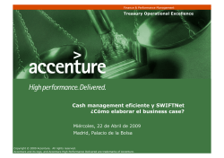 Cash management eficiente y SWIFTNet &iquest;C&oacute;mo - Universwiftnet
