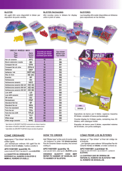 AFC110015B1 cuantidad 10. C&Oacute;MO PEDIR LOS BL&Iacute;STERES