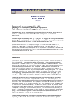 ( C&Oacute;MO CITAR DOCUMENTOS ELECTR&Oacute;NICOS-Normas ISO 690
