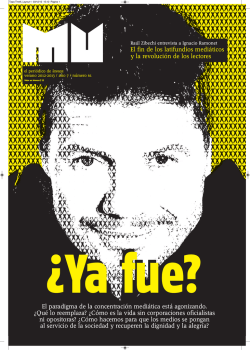 El paradigma de la concentraci&oacute;n medi&aacute;tica est&aacute; - Lavaca