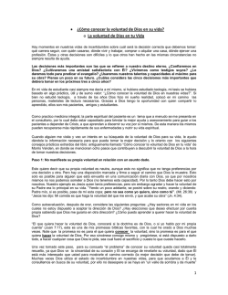 &bull; &iquest;C&oacute;mo conocer la voluntad de Dios en su vida? o - Fast Argentina