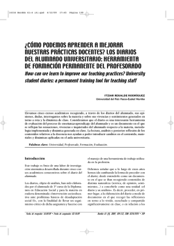 &iquest;C&Oacute;MO PODEMOS APRENDER A MEJORAR NUESTRAS - Dialnet