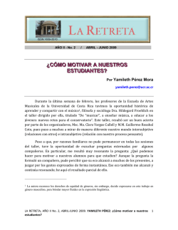 &iquest;C&Oacute;MO MOTIVAR A NUESTROS ESTUDIANTES?