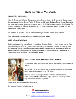 &iquest;C&oacute;mo se reza el V&iacute;a Crucis? - audios para catolicos