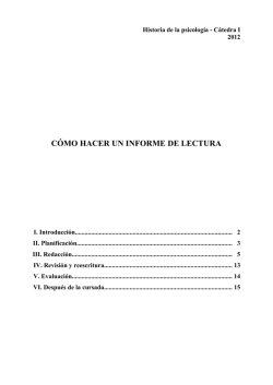 C&oacute;mo hacer un informe de lectura - elseminario.com.ar