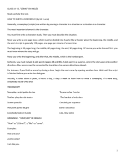 1 CLASE 14 - EL C&Oacute;MO EN INGL&Eacute;S Read carefully this - vidalicn