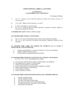 C&Oacute;MO ENSE&Ntilde;AR LA BIBLIA A LOS NI&Ntilde;OS - Ministerio Infantil.