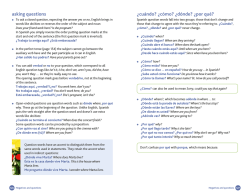 &iquest;cu&aacute;ndo? &iquest;c&oacute;mo? &iquest;d&oacute;nde? &iquest;por qu&eacute;? asking questions