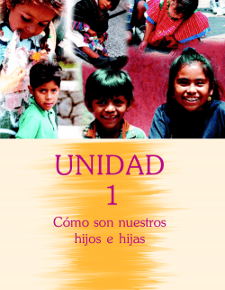 C&oacute;mo son nuestros hijos e hijas - Conevyt