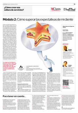 M&oacute;dulo 2: C&oacute;mo superar las expectativas de mi cliente - Papel Digital