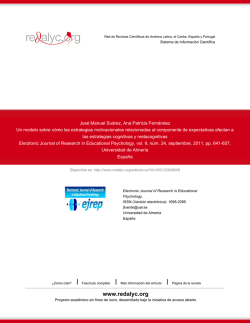 Redalyc.Un modelo sobre c&oacute;mo las estrategias motivacionales