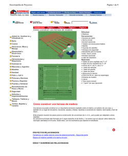 . C&oacute;mo construir una terraza de madera