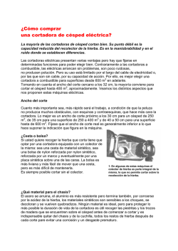 &iquest;C&oacute;mo comprar una cortadora de c&eacute;sped el&eacute;ctrica?