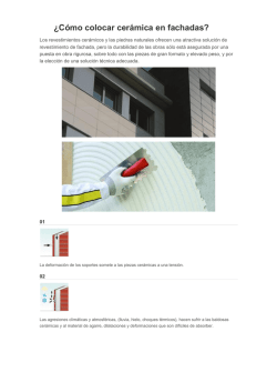 &iquest;C&oacute;mo colocar cer&aacute;mica en fachadas? - Pavimarsa Online