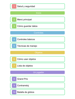 1 Salud y seguridad Inicio 2 Men&uacute; principal 3 C&oacute;mo - Nintendo