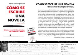 C&oacute;mo se esCribe una novela - Almuzara