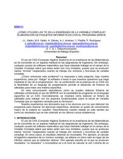 &iquest;C&Oacute;MO UTILIZAR LAS TIC EN LA ENSE&Ntilde;ANZA DE VARIABLE