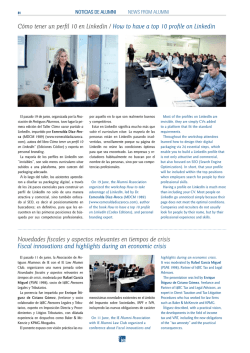 C&oacute;mo tener un perfil 10 en Linkedin / How to have a top - IDEAS - IE