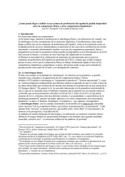 &iquest;C&oacute;mo puede llegar a influir en un examen de proficiencia - Celu