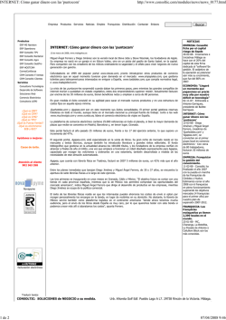 (INTERNET: C&oacute;mo ganar dinero con las 'puntocom') - Que Hoteles!!