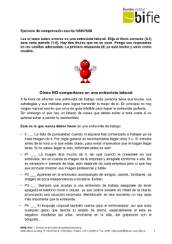 C&oacute;mo NO comportarse en una entrevista laboral - Bifie