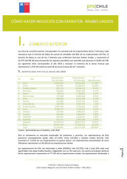 C&Oacute;MO HACER NEGOCIOS CON EMIRATOS &Aacute;RABES - ProChile