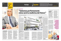 &ldquo;sabemos perfectamente c&oacute;mo ser&aacute; la medicina del - Grupo Gamma