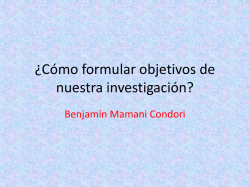 &iquest;C&oacute;mo plantear el problema? - Jimdo