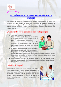 &iquest;C&oacute;mo debe ser la comunicaci&oacute;n en la pareja? &iquest;Qu&eacute; es dialogar?