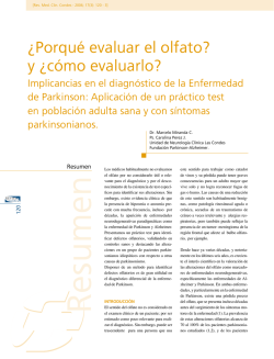 &iquest;Porqu&eacute; evaluar el olfato? y &iquest;c&oacute;mo evaluarlo? - Cl&iacute;nica Las Condes