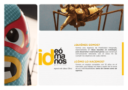 &iquest;QUI&Eacute;NES SOMOS? &iquest;C&Oacute;MO LO HACEMOS? - ideomanos