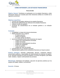 C&Oacute;MO ENTENDER LOS ESTADOS FINANCIEROS - q arjona