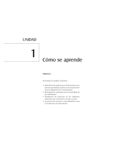 C&oacute;mo se aprende