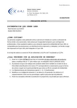 JUBILACION ACTIVA. Como proceder.